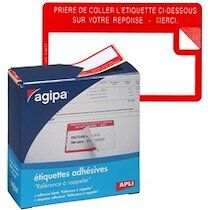 Agipa Etiquette 'Références à Rappeler', 59 x 36 mm