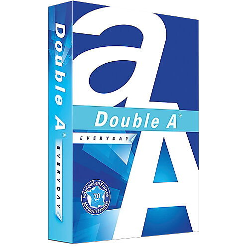 Double A Papier Double A A3 75 g/m² Blanc Business - 5 Paquets de 500 Feuilles