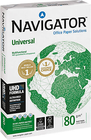 Navigator Papier Navigator A3 80 g/m² Blanc Universal - 500 Feuilles