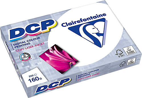 Clairefontaine Papier Clairefontaine A3 160 g/m² Blanc DCP - 250 Feuilles