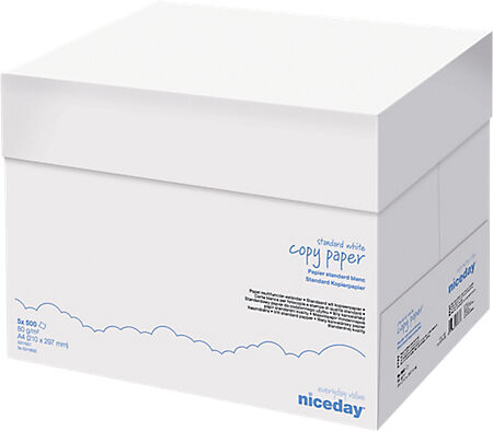 Niceday Papier Niceday A4 80 g/m² Blanc Eco copy paper - 2500 Feuilles