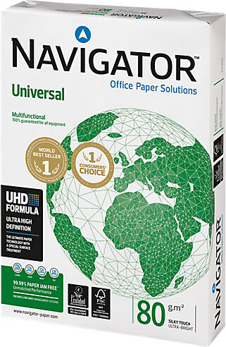 Navigator Papier Navigator A4 80 g/m² Blanc Universal - 500 Feuilles