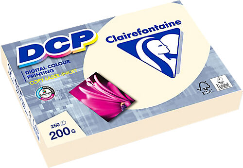 Clairefontaine Papier Clairefontaine A4 200 g/m² Ivoire DCP 6822C