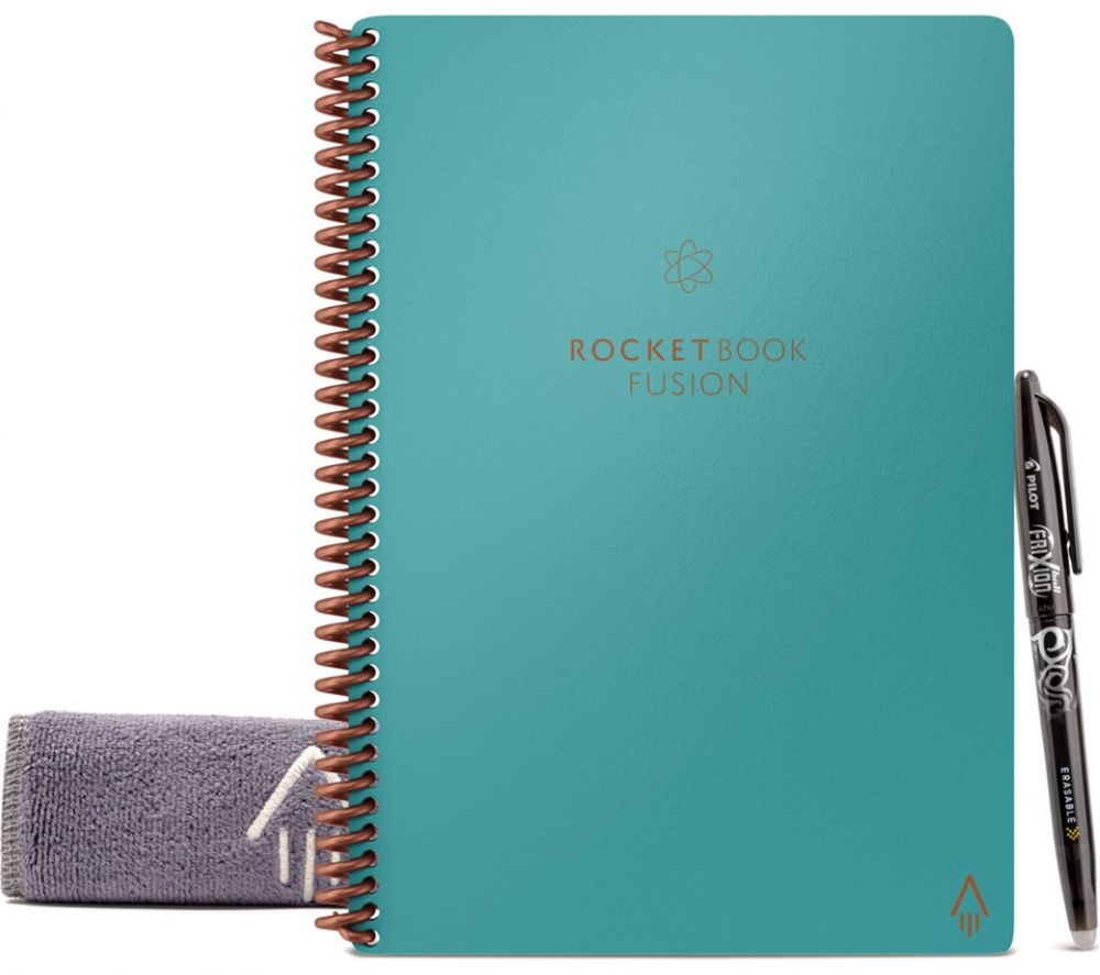 ROCKETBOOK Fusion Digital A5 Notebook - Neptune Teal, Teal
