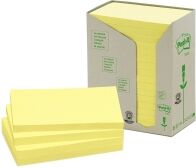 3M Post-it Notes (recycled) Tower Yellow 16-pack (76mm x 127mm)