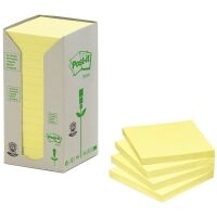 3M Post-it Notes (recycled) Tower Yellow 16-pack (76mm x 76mm)