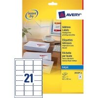 Avery J8160-25 address labels 63.5 x 38.1 mm (525 labels)