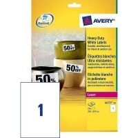 Avery L4775-20 weatherproof labels 210 x 297 mm (20 labels)