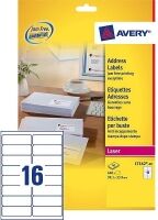 Avery QuickPeel L7162-40 Address Labels 99.1 x 33.9 mm (640 labels)