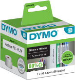 Dymo S0722470 / 99018 narrow lever arch file labels (original Dymo)