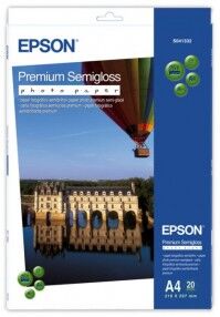 Epson S041332 251gsm A4 Premium Semi-Gloss Photo Paper (20 sheets)