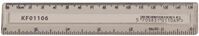 Q-Connect KF01106 15cm transparent ruler