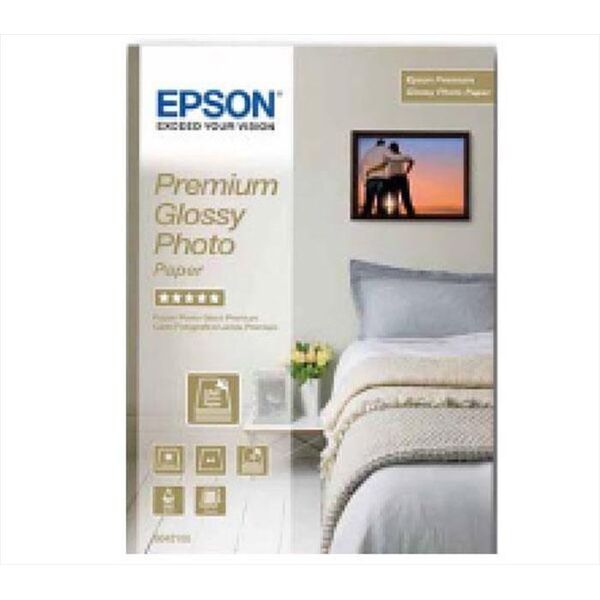 epson carta fotografica premium glossy photo 15 fogli-lucida