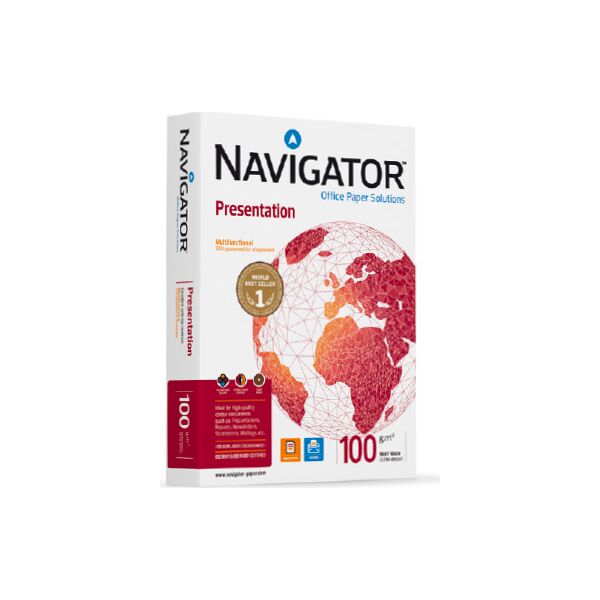 navigator npr1000112 risma carta a3 4 risme da 500 fogli (297x420 mm) opaco bianco - presentation npr1000112