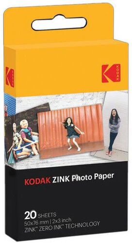 Kodak ZINK Photo Paper pellicola per istantanee 20 pz 50 x 76 mm