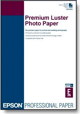 epson c13s041784 risma 250 fogli carta fotografica a4 premium luster photo paper - c13s041784