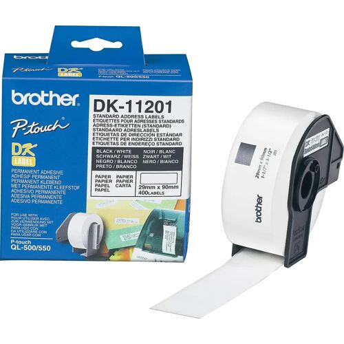 Brother etiketten voor QL, ft 29 x 90 mm, pak van 400 etiketten
