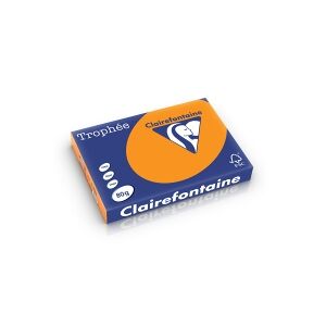 80g A3 papper   neonorange   Clairefontaine   500 ark
