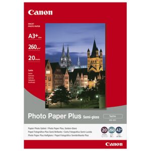 Canon A3+ Semi-Gloss Photo Paper, SG-201, 20 ark, 260g/m2