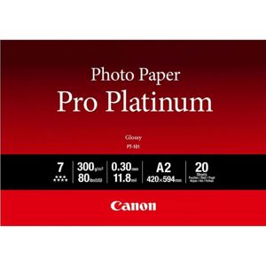 Canon A2 Photo Paper Pro Platinum, PT-101, 20 ark, 300g/m2