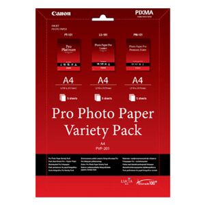 Canon PVP-201 Pro Photo Paper Variety Pack A4 3x5 Ark