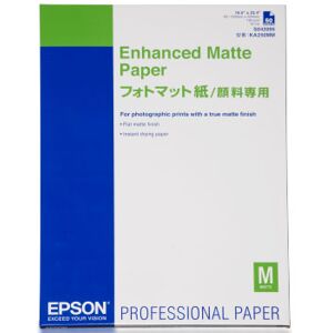 Epson A2 Enhanced Matte Papper 192g, 50 Ark