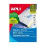 APLI 002698 Pack 100 weiβe Etiketten für Drucker 210X297