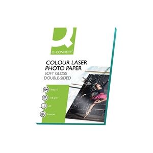 Q-Connect A4 White Soft Gloss Photo Paper 210gsm Pk 100 - KF01935