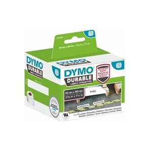 Dymo 2112288 LW Large Shelving label 59mm x 190mm Black on White