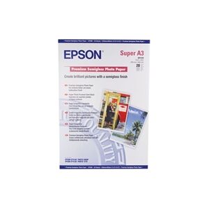 Epson A3 Premium Semi-Gloss Photo Paper A3+ 250gsm (20 Pack)