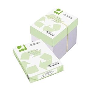 Q-Connect White Recycled Copier Paper Ream 80gsm 500 Sheets - KF01047