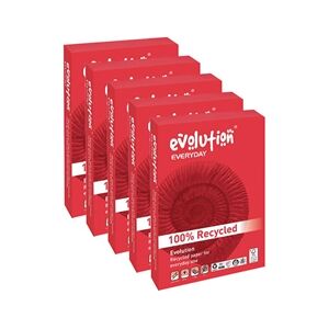 Evolution White Everyday A4 Recycled Paper 75gsm (2500 Pack)