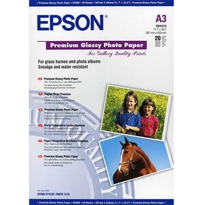 Epson Premium Glossy A3 Photo Paper - 20 Sheets