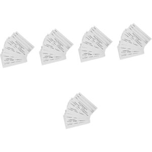 Operitacx 500 Pcs Raffle Tickets Raffle Ticket Sheets Roll of Tickets for Raffle Blank Cards Party Accessory Entry Form Cards Multipurpose Registration Form Paper Jam Accessories Draw Card