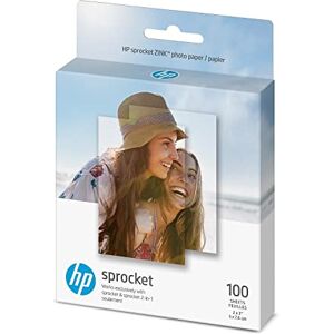 HP 2x3" Premium Zink Photo Paper (100 Sheets) Compatible with Sprocket Portable Photo Printer