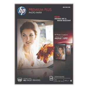 Original HP A4 Premium Pluss Semi Gloss Photo Paper 300gsm (20sheets)