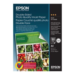 Original Epson C13S400059 A4 Double Sided Photo Paper (50 Sheets)