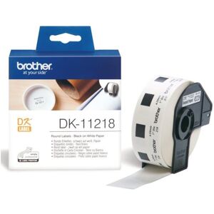 Original Brother DK11218 Round Labels (24mm)