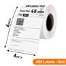 ISOUL (250 Label Roll) 4x6 Thermal Label Printer Label Thermal Direct Shipping Label P