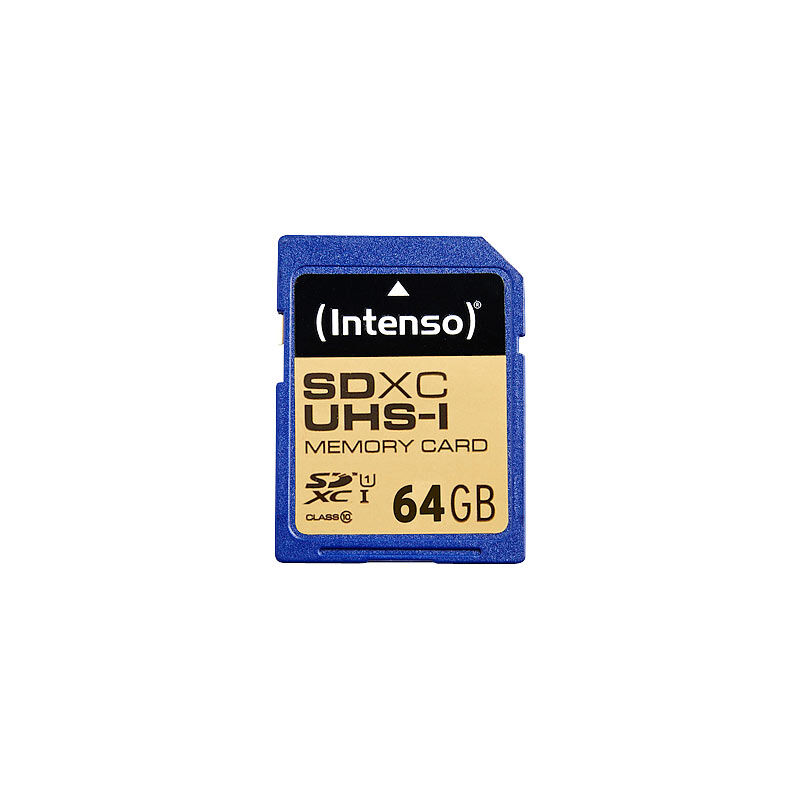 Intenso 64 GB Speicherkarte SDHC SD Class 10 UHS-I