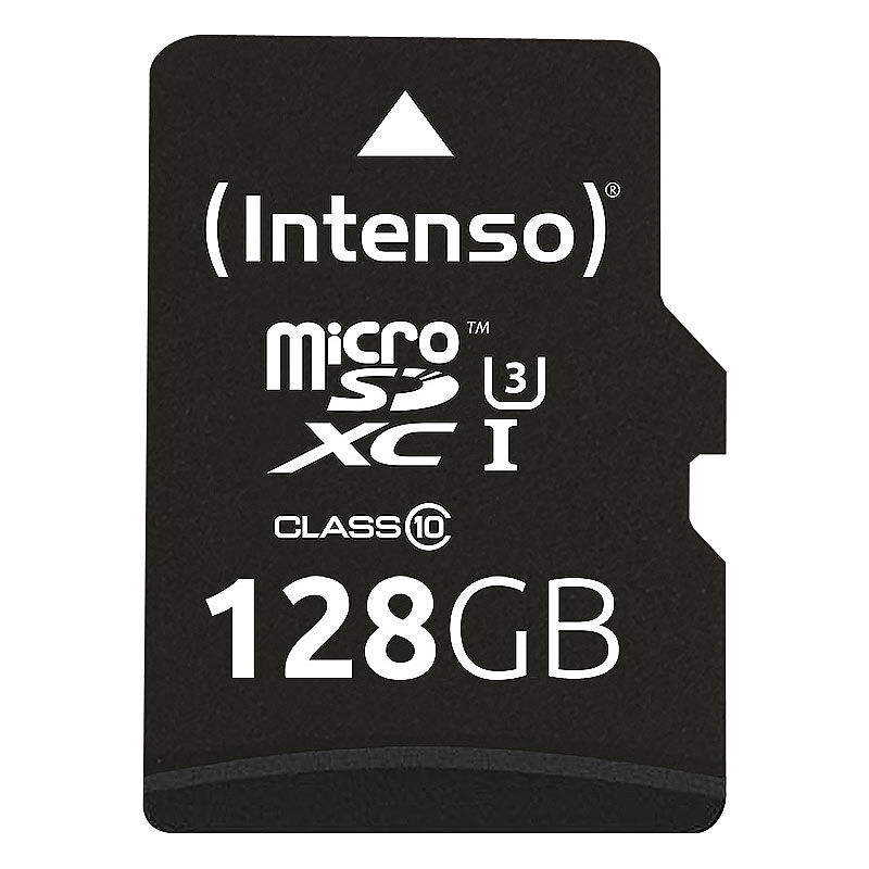 Intenso microSDXC-Speicherkarte UHS-I Professional, 128 GB, bis 90 MB/s, U3