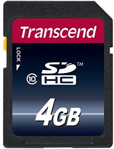 Transcend SDHC-Card - 4GB - Class10