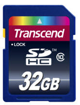 Transcend SDHC-Card - 32GB - Class10