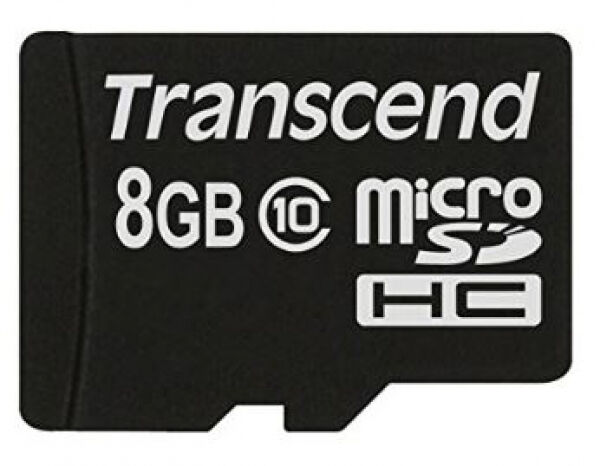 Transcend microSDHC-Card - 8GB - Class10