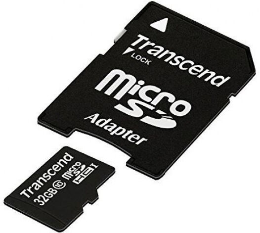 Transcend micro SDHC-Card - 32GB - Class10