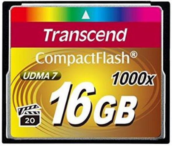 Transcend CompactFlash Card 1000x - 16GB