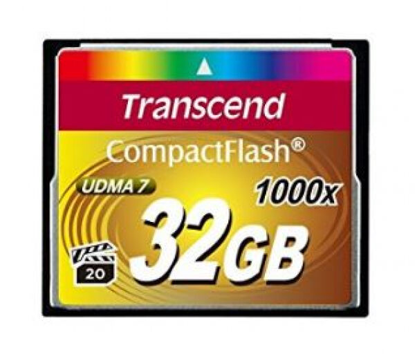 Transcend CompactFlash Card 1000x - 32GB