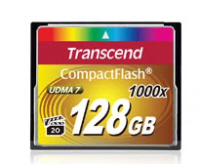 Transcend CompactFlash Card 1000x - 128GB