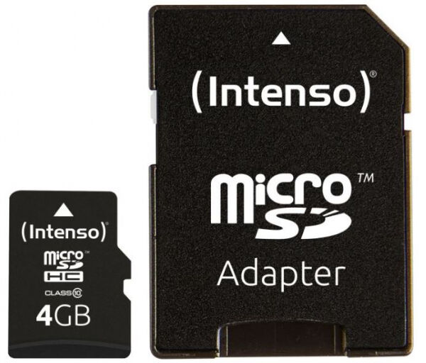Intenso 3413450 - microSDHC-Card Class10 - 4GB