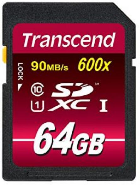 Transcend SDXC-Card UHS-I 600x - 64GB - Class10